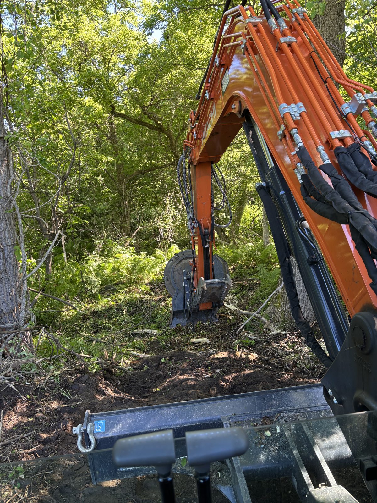 Brush mulching
